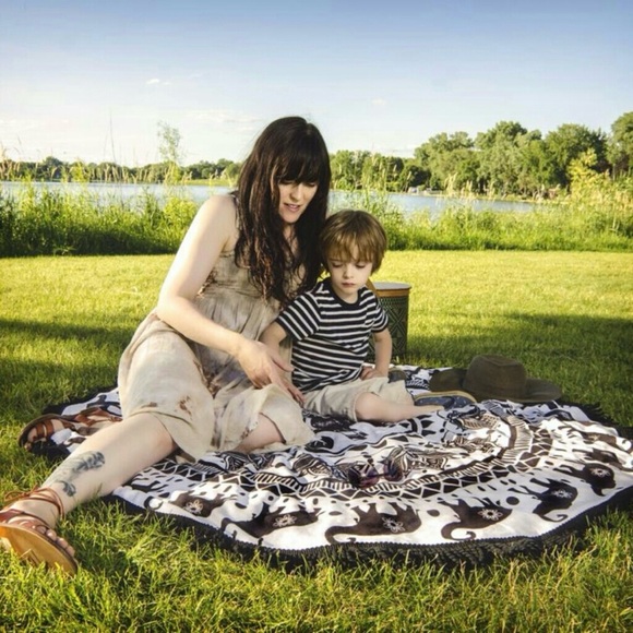 Enchanted Elephant Round Towel - Picture 2 of 3